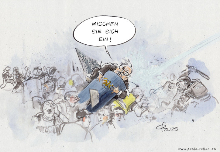 AfD-Treffen in Gießen  Paolo Calleri