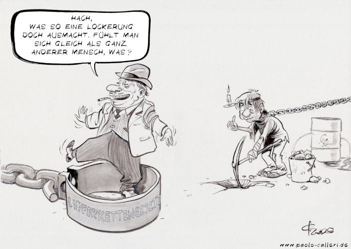 Gelockertes Lieferkettengesetz � Paolo Calleri