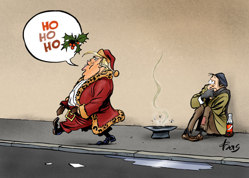 Santa Trump  Paolo Calleri